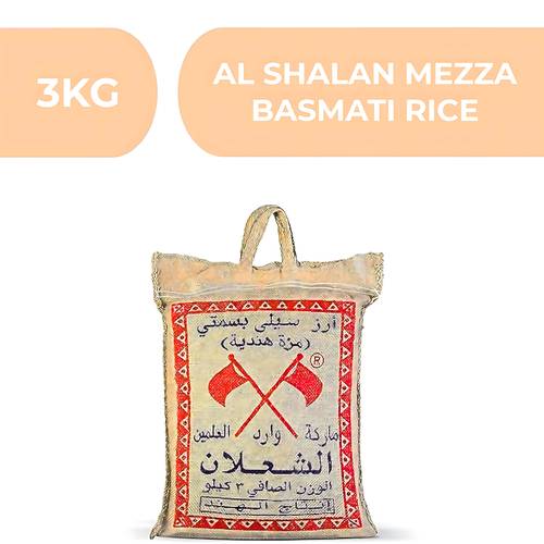 Al Shalan Mezza Basmati Rice  -  10X3kg