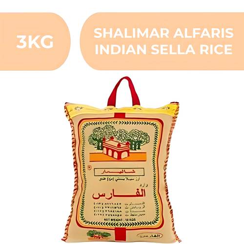 Shalimar Alfaris Indian Sella Basmati Rice  -  10X3kg