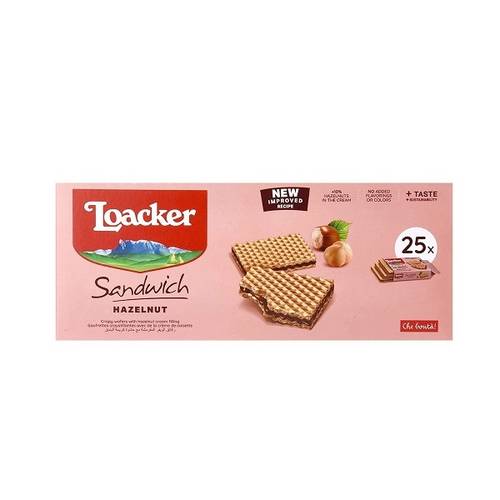 لوكر ويفر ساندويش البندق  25X25gm