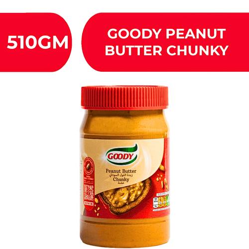 قودي زبدة فول سوداني خشن  -  6X510gm