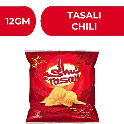 تسالي شرائح البطاطس بنكهة الفلفل الحار  -  6X21X12gm