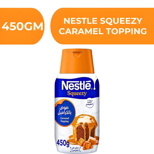 Nestle Squeezy Caramel Topping  -  12X450GM