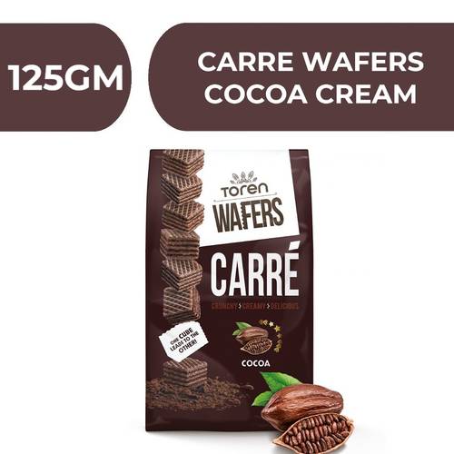 Carré Wafers Cocoa Cream Flavour  -  24X125gm