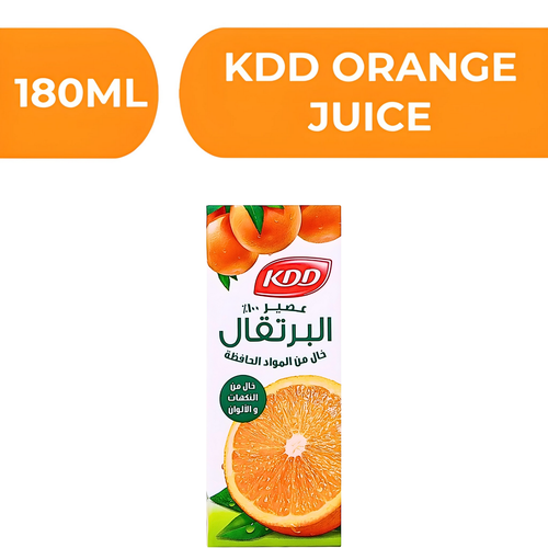 KDD Orange Juice  -  24X180ml
