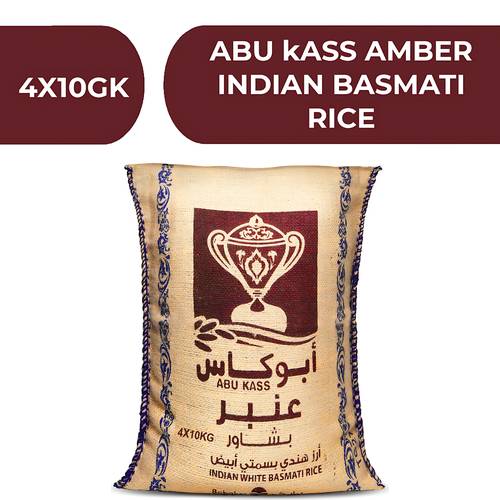 Abu Kass Amber Indian Basmati Rice  -  4X10KG