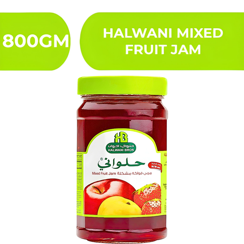 Halwani Mixed Fruit Jam  -  6X800gm