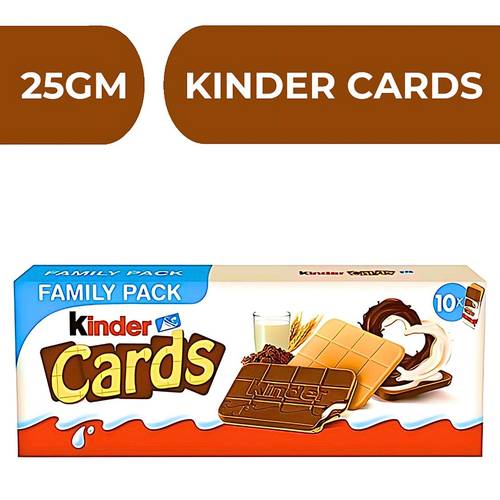 Kinder Cards  -  20X10X25.6gm