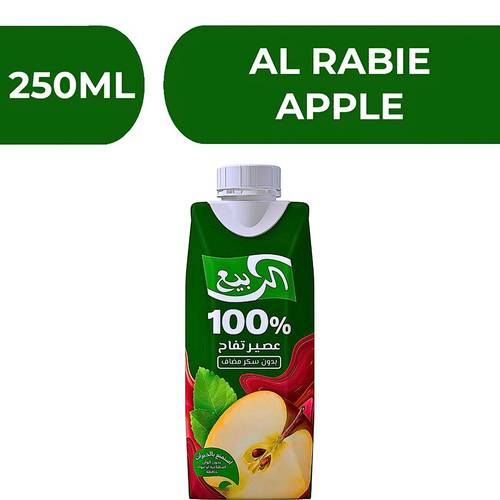 Al Rabie Apple Juice  -  18X250ML