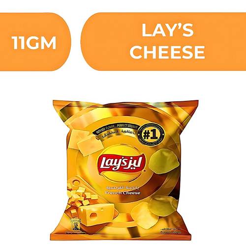 ليز بطاطس شيبس بنكهة الجبنة الفرنسية  -  6X21X11gm