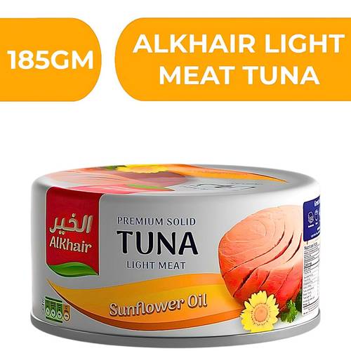 الخير تونة بزيت دوار الشمس  -  24X185GM