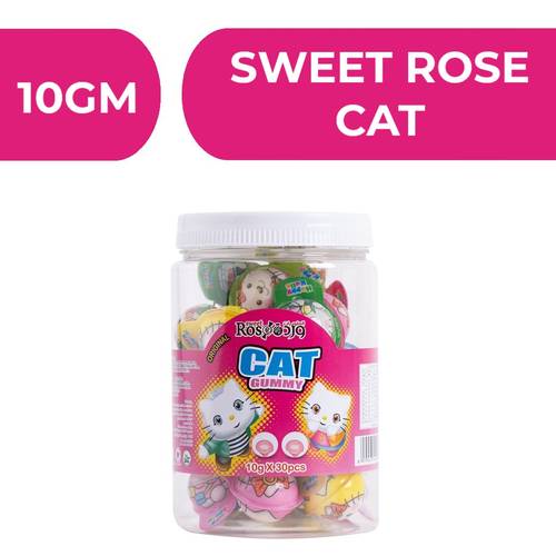 Sweet Rose Cat Gummy  -  30X10gm