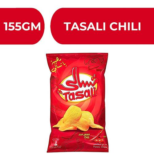 تسالي شرائح البطاطس بنكهة الفلفل الحار  -  19X155gm