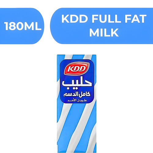 KDD Full Fat Milk  -  18X180ml