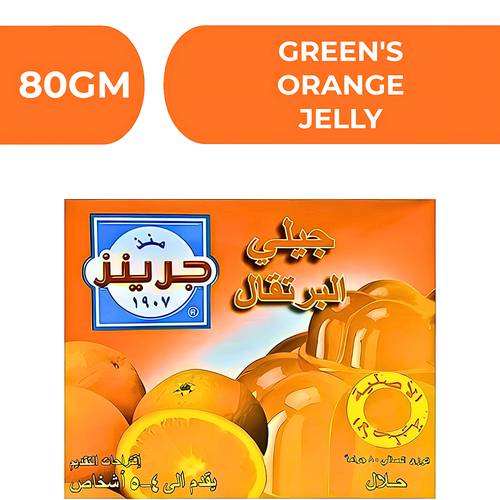 Green's Orange Jelly  -  12X80gm