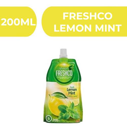 فريشكو عصير ليمون ونعناع  -  24X200ml