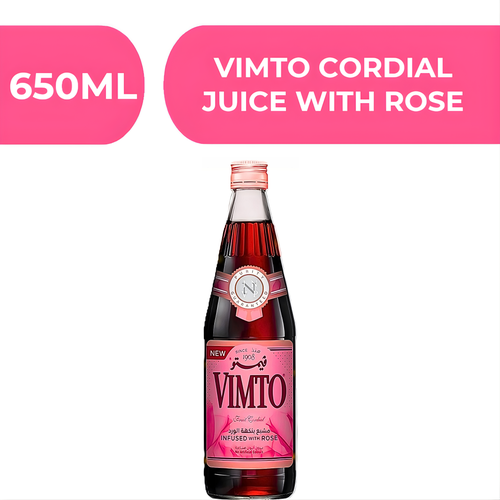 Vimto Cordial Juice With Rose  -  12X650ml