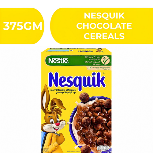 Nesquik Chocolate Flavoured Cereals  -  12X375gm
