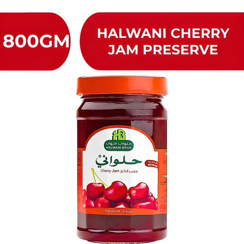 Halwani Cherry Jam Preserve  -  6X800gm