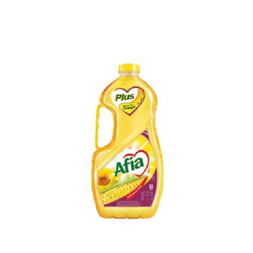 Afia Plus Corn Oil With Sunflower And Canola Mix  -  6X1.5 LTR