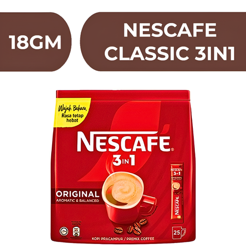 Nescafe Classic 3in1  -  25X18GM