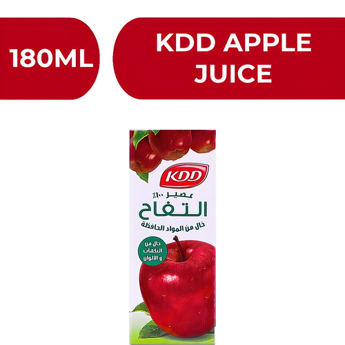 KDD Apple Juice  -  24X180ml