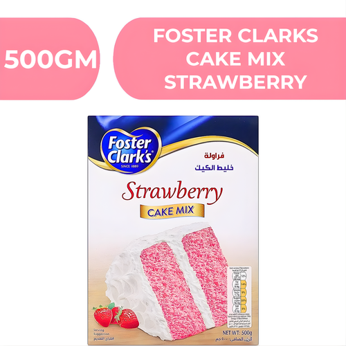 Foster Clarks Cake Mix Strawberry  -  12X500gm