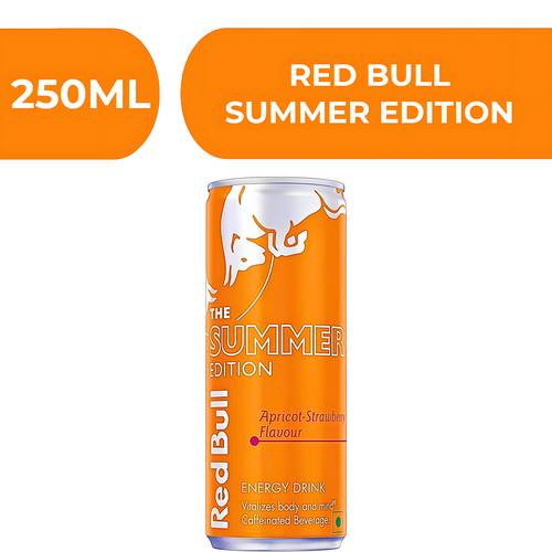 Red Bull Summer Edition Apricot Strawberry Flavor  -  24X250ML