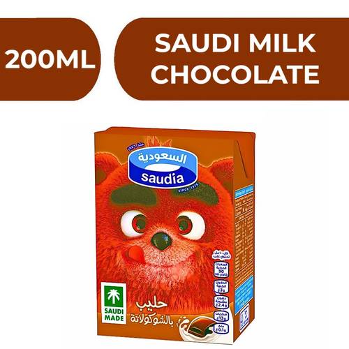 حليب السعودية شوكولاتة  -  18X200ml
