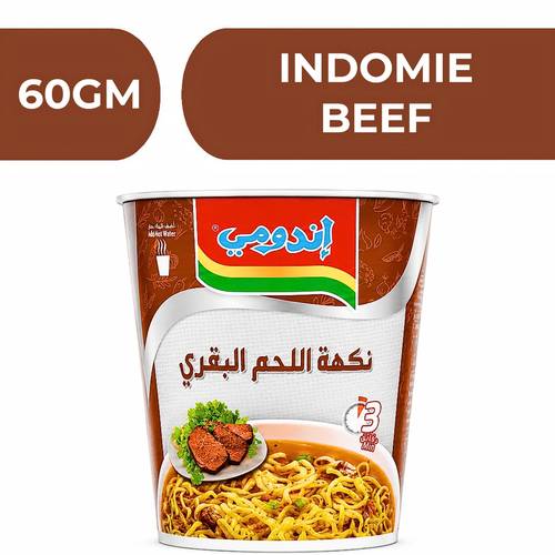 اندومي كاسات لحم بقري  -  24X60GM