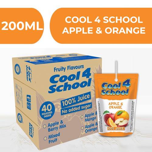 Cool 4 School Apple & Orange  -  40X200ML