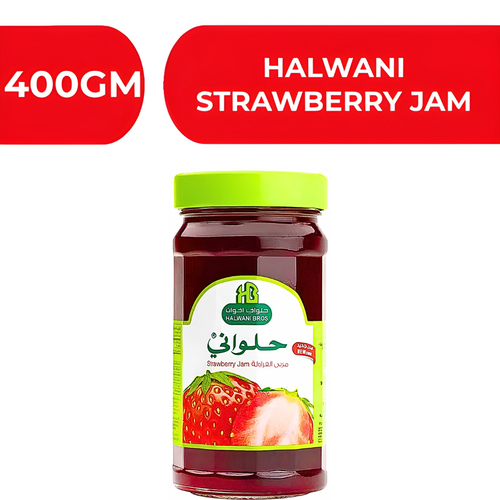 Halwani Strawberry Jam  -  12X400gm