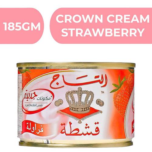 التاج قشطة فراولة  -  18X155GM