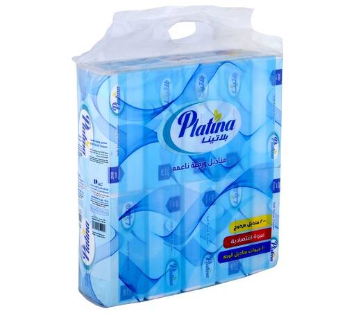بلاتينا مناديل  5X10pcs