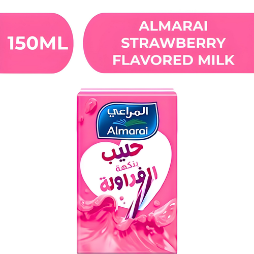 المراعي حليب بنكهة الفراولة  -  18X150ml