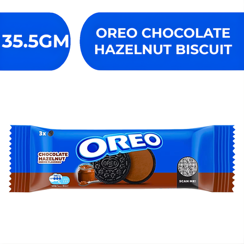 Oreo Chocolate Hazelnut Biscuit  -  12X12X35.5gm
