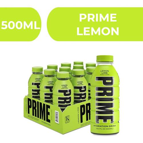 Prime Hydration Drink LEMON LIME  -  12X500ml