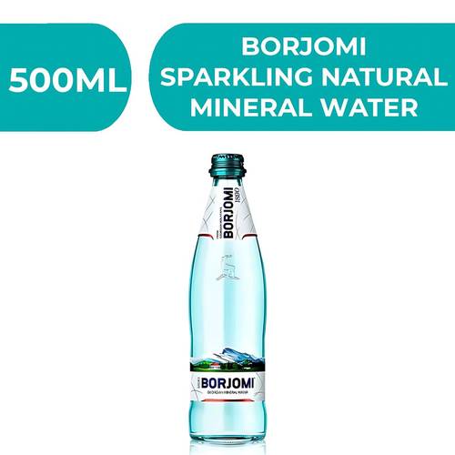  Borjomi Sparkling Natural Mineral Water  -  12X500ML