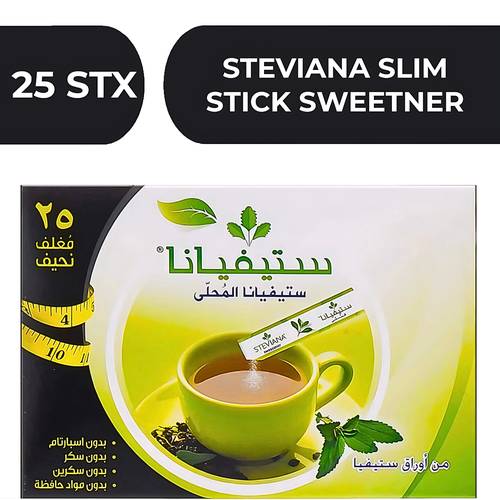 Steviana Slim Stick Sweetner Extract From Stevia Leaves  -  24X25X1.5GM