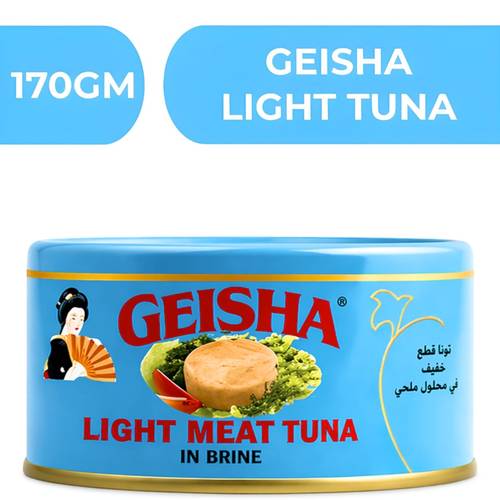 جيشا لحم تونة خفيف بالماء والملح  -  24X170gm