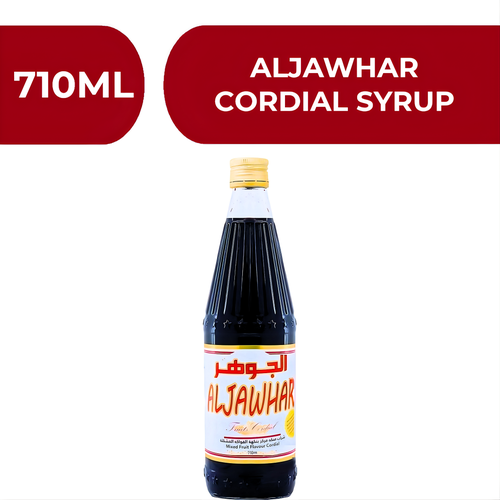 Aljawhar Mixed Fruit Cordial Syrup  -  12X710ml