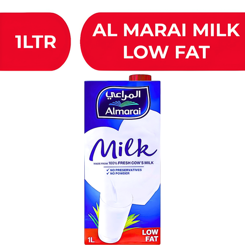المراعي حليب قليل الدسم  -  12X1 LTR