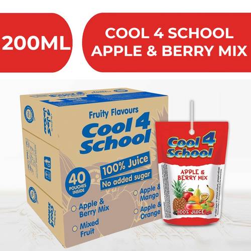 Cool 4 School Apple & Berry Mix  -  40X200ML