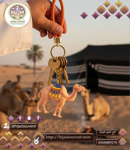  سفينة الصحراء ميدالية مفاتيح