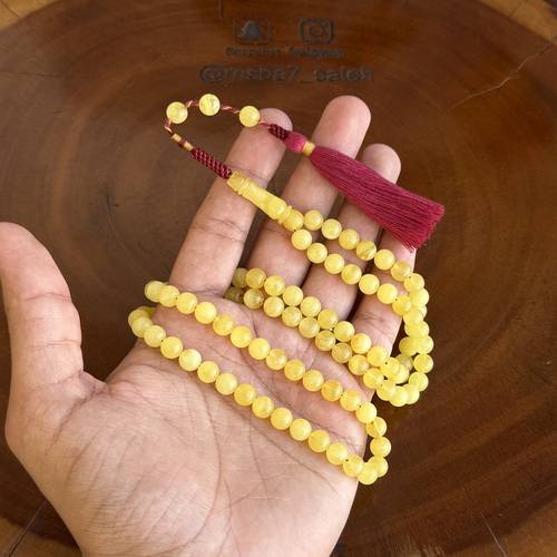 كهرمان طبيعي دائري بكركوش من تفصيلنا