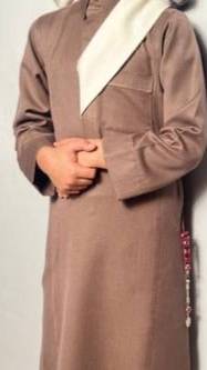  ثوب ولادي بُني قلاب