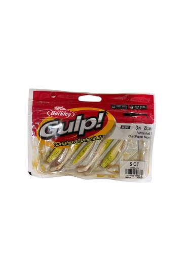 Berkley Gulp 3in 8cm 5ct Glow