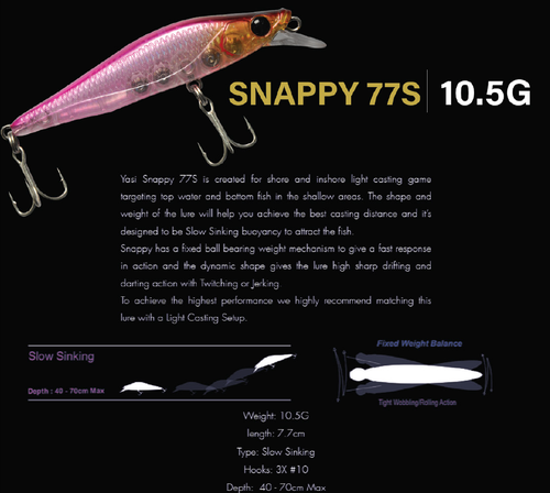 Yasi Snappy 77s 10.5G