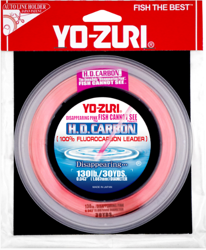 YO-ZURI H.D. CARBON DISAPPEARING PINK 30yds