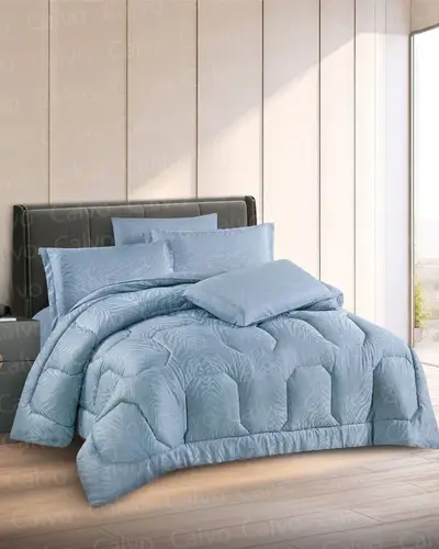 طقم مفرش زيبرا ناعم 3 قطع Blue لشخص