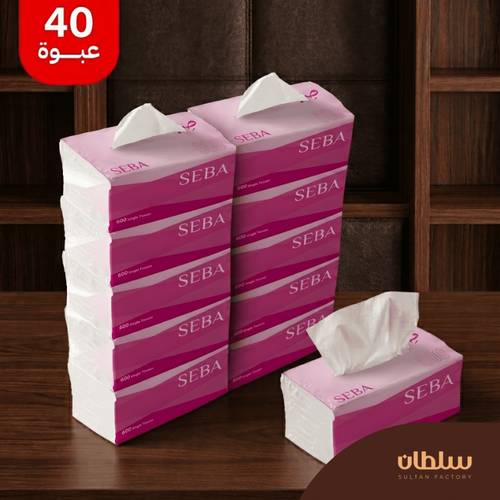 مناديل صبا 600 منديل 40 علبة